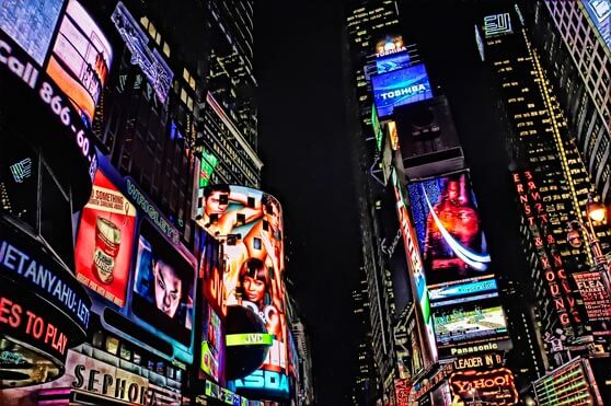 Times Square Branding 7 dimensiones